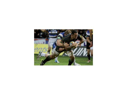Tryman. Samu Manoa, máximo artillero de Northampton en la Premier.