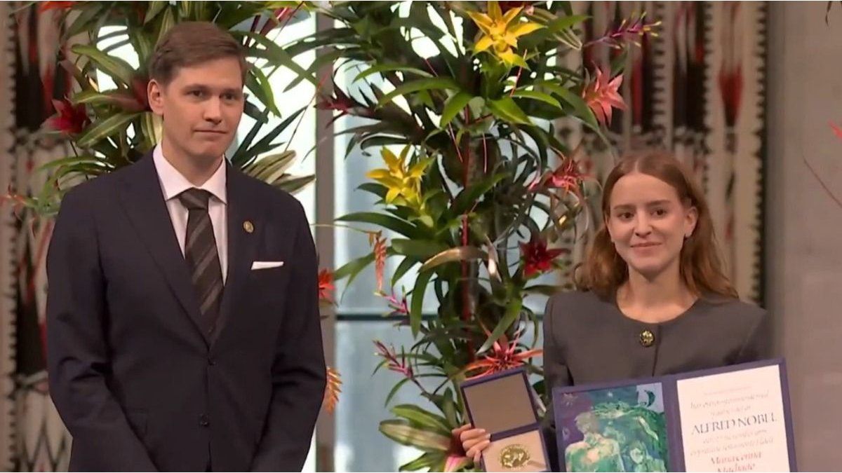 El discurso de Ana, la hija de María Corina Machado en la entrega del Premio nobel de la Paz