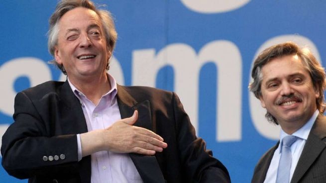 Néstor Kirchner y Alberto Fernández.&nbsp;