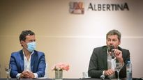 Jorge Chica y Matías Lammens, en el anuncio de la creación del FONPLATA.