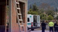 Conmoción por la muerte de un albañil de 23 años durante su trabajo.