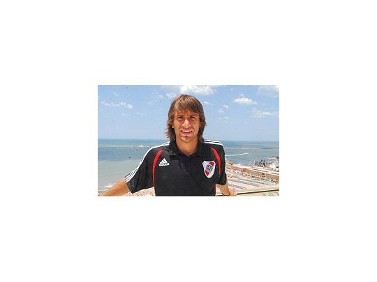 Ponzio durante su primera etapa en River. Regresa después de tres años en Zaragoza.