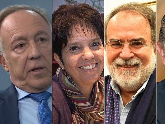 Guillermo Nielsen, Mercedes Marcó Del Pont, Arnaldo Bocco y Ricardo López Murphy.