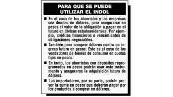 DEBUTARÁ EL LUNES NUEVO ÍNDICE DEL DÓLAR FUTURO