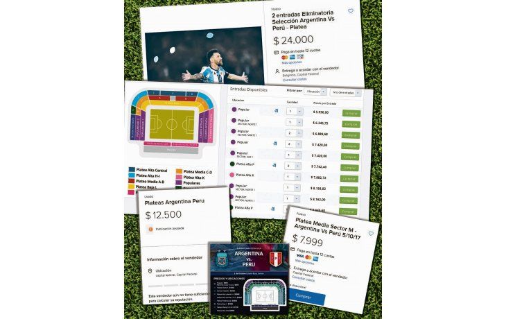 En reventa piden más de $15 mil para ver el partido de Argentina