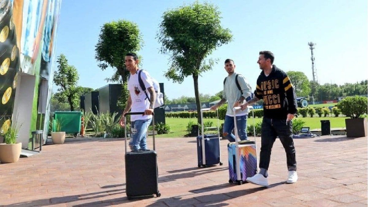 Argentine national team: Messi and company arrived in the country for the double round of qualifying