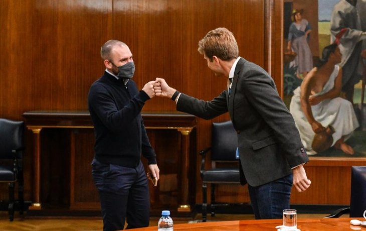 martin guzman se reunio con el fundador de uala, nuevo unicornio argentino