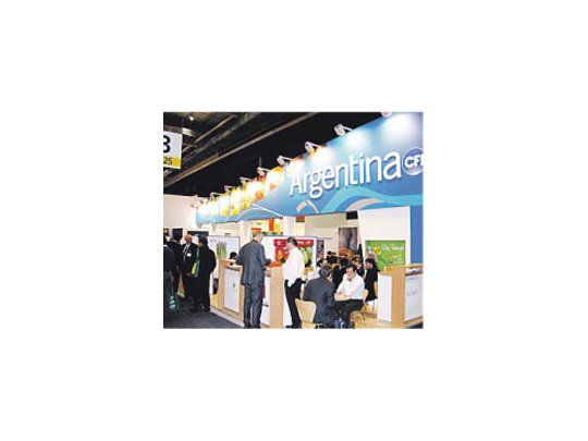 Stand del CFI en la Fruit Logística de Berlín, en Alemania.
