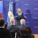 Karina Milei y Martín Menem encabezaron la reunión con los legisladores electos. Karina Milei y Martín Menem encabezaron la reunión con los legisladores electos.