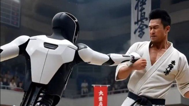 Elon Musk publicó un polémico video en el que los robots reemplazan trabajos humanos.