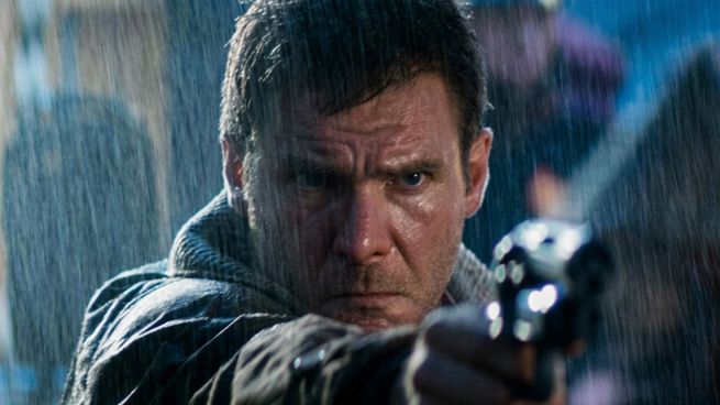 Harrison Ford como Rick Deckard en Blade Runner, que se verá con música en vivo en el Teatro Colón