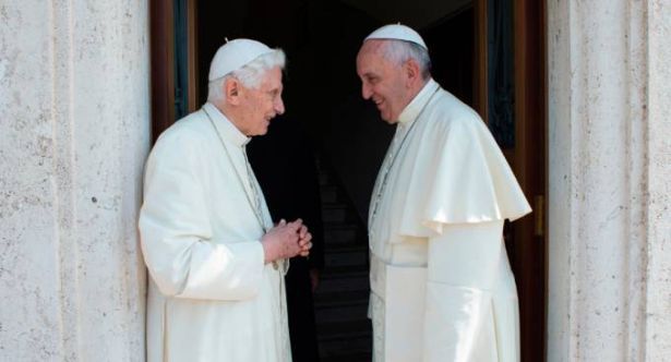 Benedicto y Francisco.