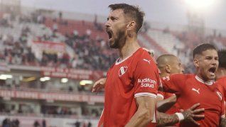 Facundo Ferreyra en su paso por Independiente