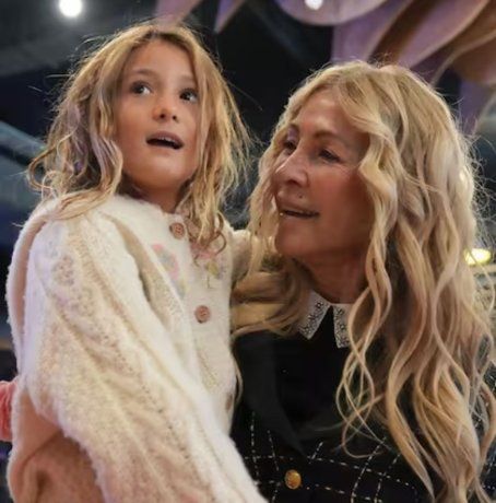 Cris Morena junto a la pequeña Mila. Cris Morena junto a la pequeña Mila. 