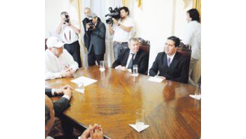El gobernador se reunió ayer en Asunción con el presidente Fernando Lugo.