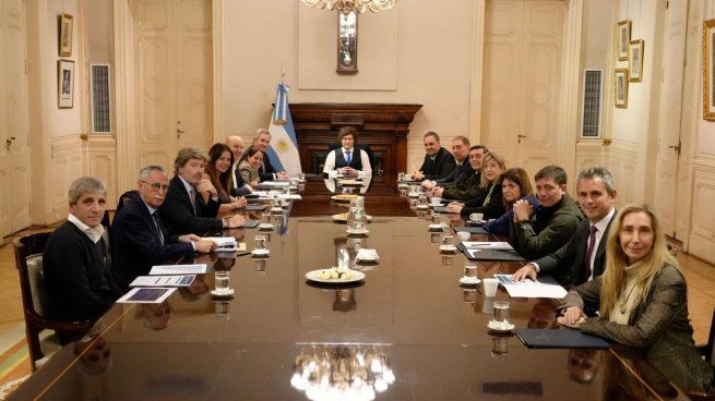 Archivo.&nbsp;Javier Milei encabezó una nueva reunión de Gabinete en Casa Rosada.