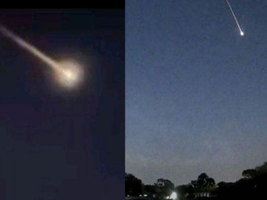 Capturas del fenómeno que iluminó el cielo de Cuba el pasado viernes.