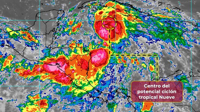 En las próximas horas se formará la tormenta tropical Helene.