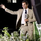 Entre lágrimas, Roger Federer ingresó al Salón de la Fama del tenis y emocionó al mundo.