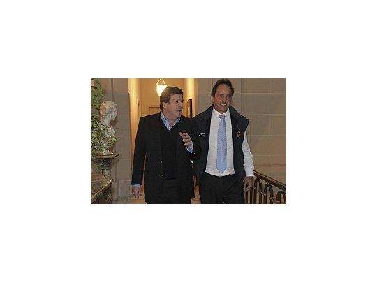 Gabriel Mariotto y Daniel Scioli
