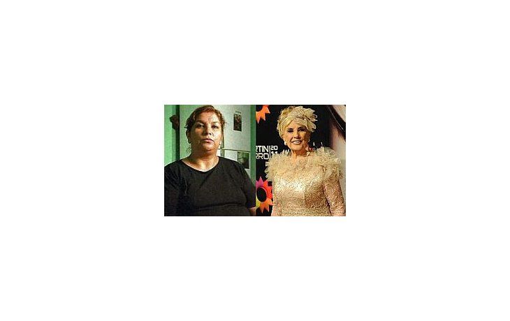 Lina Rosa Díaz y Mirtha Legrand