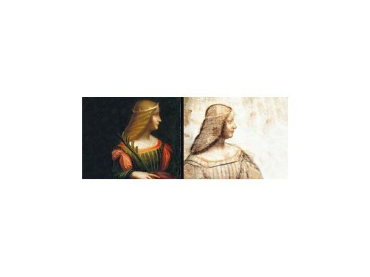 Descubren un retrato a color de Da Vinci a Isabel de Este