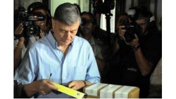 El candidato a diputado nacional por Santa Fe del Frente Progresista Cívico y Social (FPCyS), Hermes Binner.