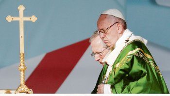 Despedida. Francisco finalizó su visita a Panamá con una misa en el parque San Juan Pablo II. Luego emprendió el regreso a Roma.