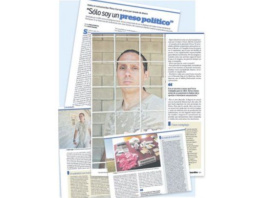 La única entrevista que Ibar Esteban Pérez Corradi le dio a un periodista fue en noviembre de 2011. Allí aseguraba que lo habían detenido sin pruebas concretas y que no conocía a Aníbal Fernández.