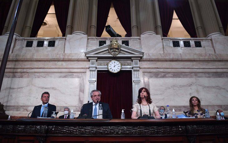 El presidente Alberto Fernández inauguró&nbsp; el período 139 de las sesiones ordinarias del Congreso.&nbsp;