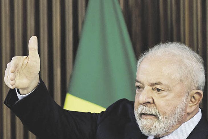 RECLAMO. El presidente Lula apuntó conra  el silencio de la patronal de San Pablo ante las altas tasas impuestas por la entidad.