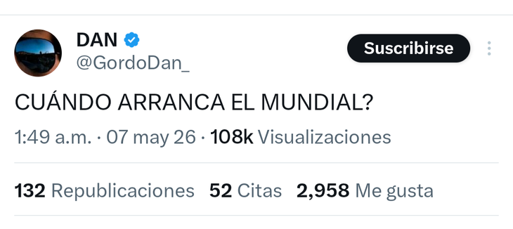 El posteo de Daniel Parisini en redes. El posteo de Daniel Parisini en redes.