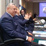 El presidente de la AFA, Claudio Chiqui Tapia, en el Congreso Extraordinario de CONMEBOL. El presidente de la AFA, Claudio Chiqui Tapia, en el Congreso Extraordinario de CONMEBOL.