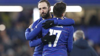 Gonzalo Higuaín debutó en Chelsea.