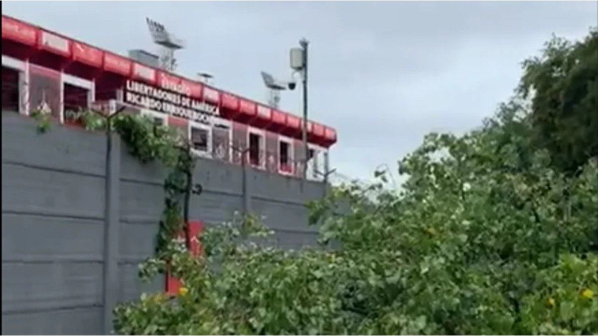 Countless damage to the facilities of some Argentine soccer clubs due to the storm