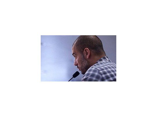 Guardiola, en conferencia de prensa.