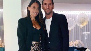 Lionel Messi y Antonela Roccuzzo