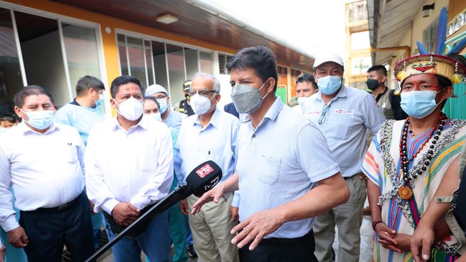 El presidente de Perú, Pedro Castillo.