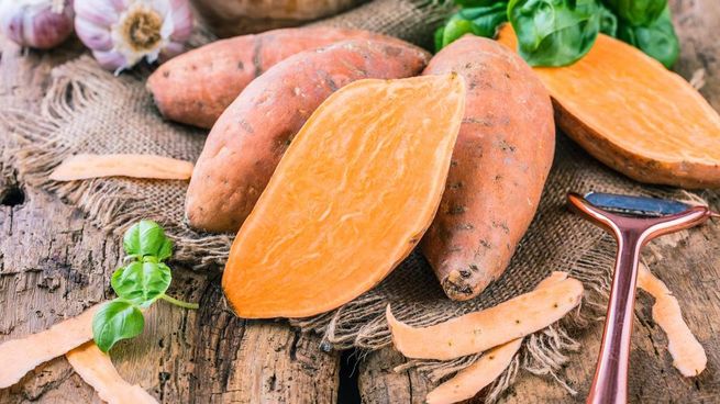 La batata es uno de los alimentos con más aportes para el aumento de masa muscular.