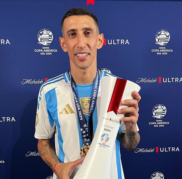 Angel Di Maria was chosen as the MVP of the final.
