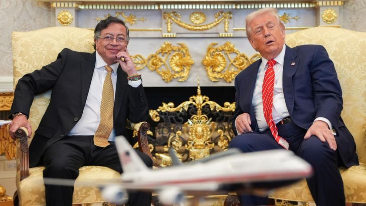 El presidente colombiano calificó el pronunciamiento de Trump como una “traición”, pues aseguró que ambos habían pactado no meterse en los asuntos internos de cada país. El presidente colombiano calificó el pronunciamiento de Trump como una “traición”, pues aseguró que ambos habían pactado no meterse en los asuntos internos de cada país.