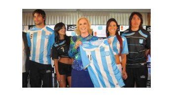 Mirtha Legrand, reconocida hincha de Racing, colabora con el club para captar más socios.