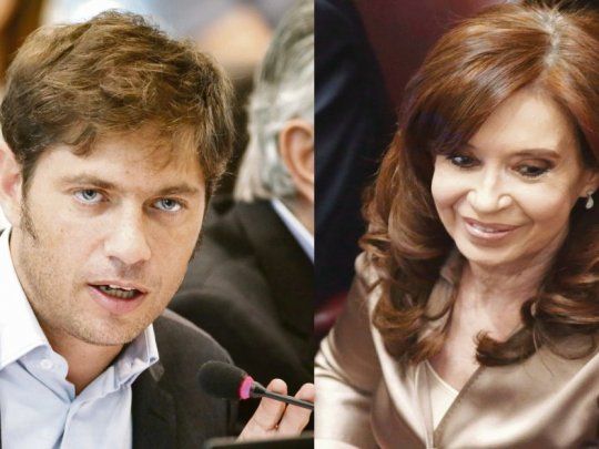 Axel Kicillof y Cristina de Kirchner.