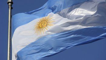 Bandera de Argentina.
