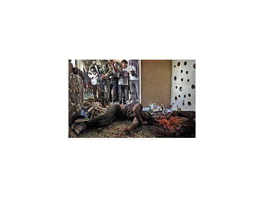 Uno de los civiles muertos durante el operativo.