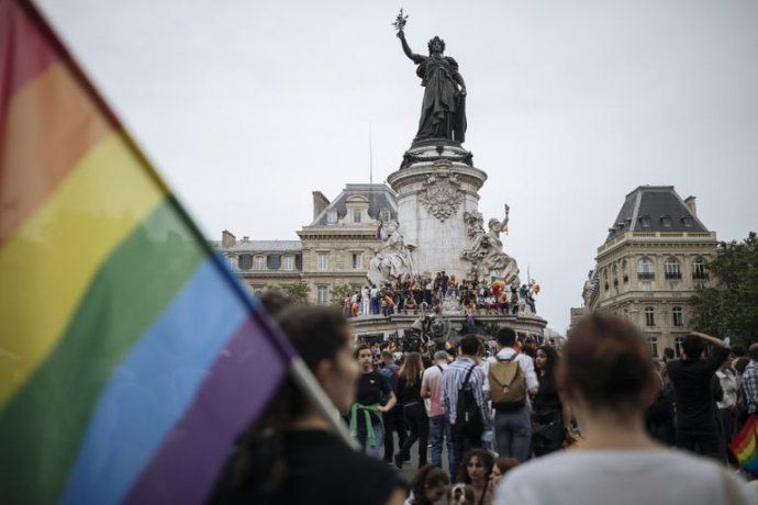 Miles de manifestabtes salieron a las calles en París.&nbsp;