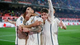 Paredes sentenció la goleada de la Roma.