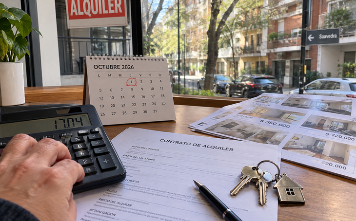 Contratos, calculadora y llaves: cuánto deberán pagar los inquilinos desde octubre según el período de actualización pactado. A la vez crece la oferta porteña Contratos, calculadora y llaves: cuánto deberán pagar los inquilinos desde octubre según el período de actualización pactado. A la vez crece la oferta porteña