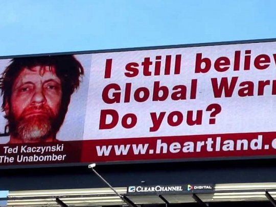 En una campa&ntilde;a compararon a los ambientalistas con terroristas como &ldquo;Unabomber&rdquo;.