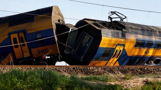 descarrilo un tren en paises bajos